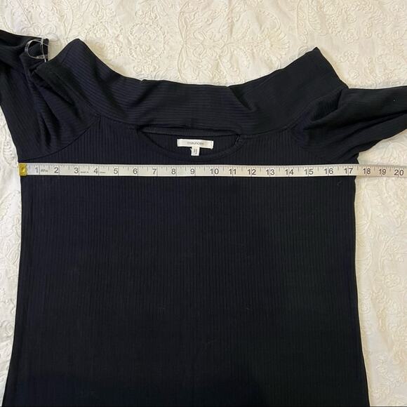 Maurice’s Black Ribbed Midi Dress size M - Picture 8 of 12